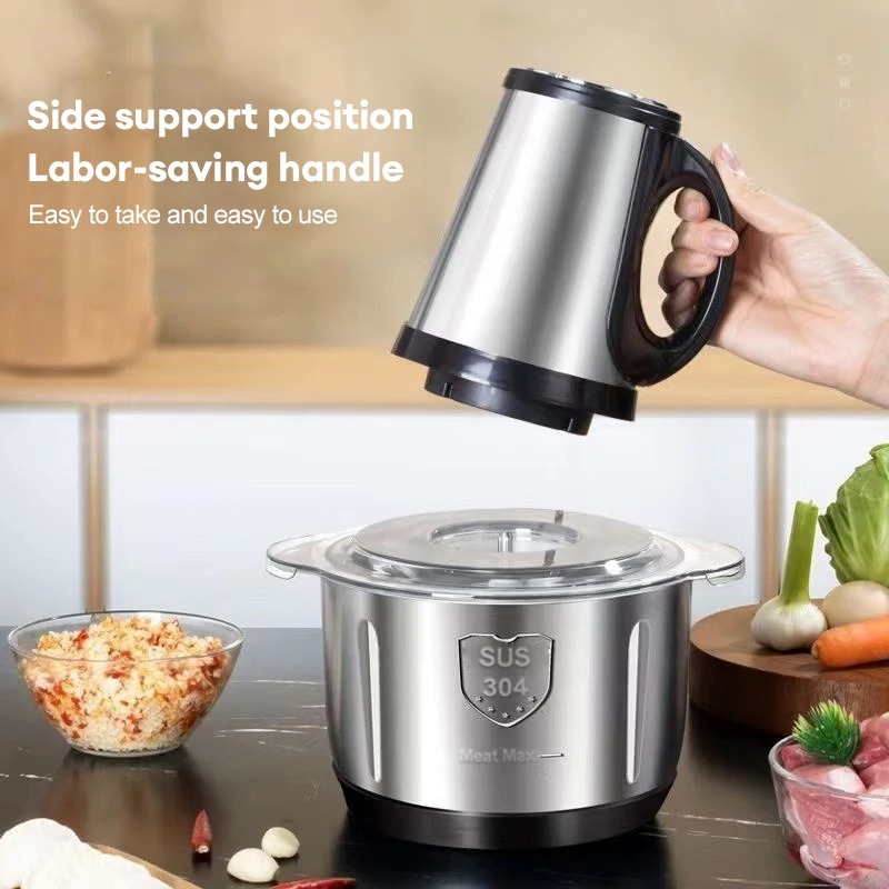 304 Stainless Steel Meat Grind - Food Processor Large reseña y precio