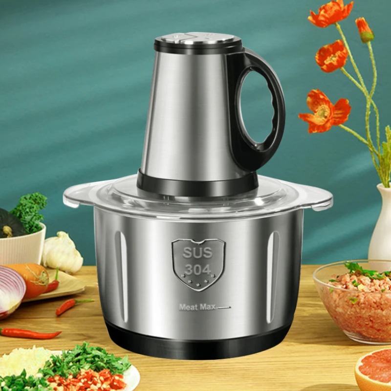 304 Stainless Steel Meat Grind - Food Processor Large reseña y precio