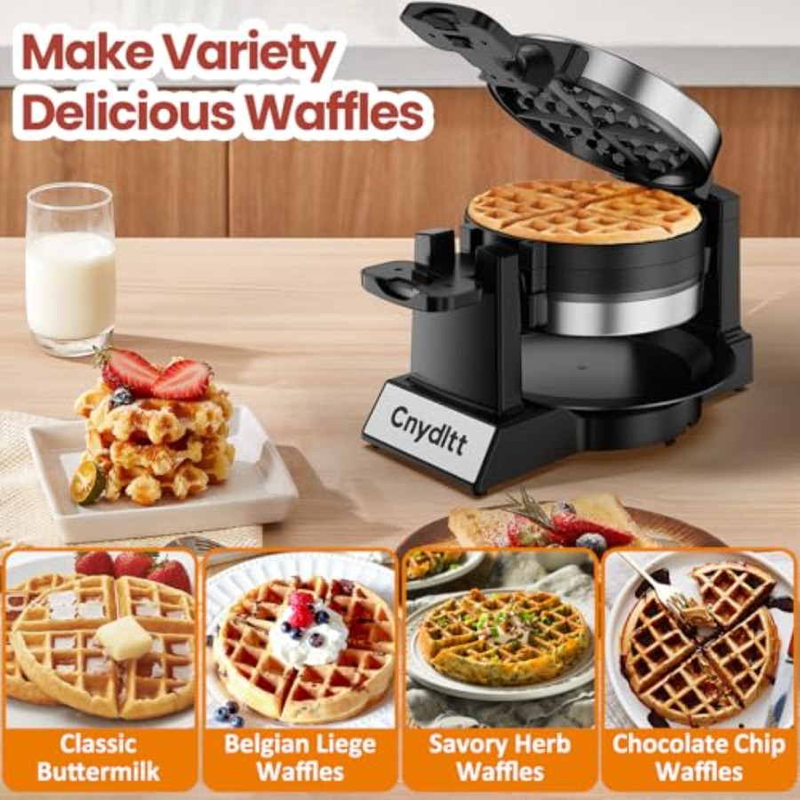 Double Waffle Maker 1400W Rota - Waffle Iron Belgian reseña y precio