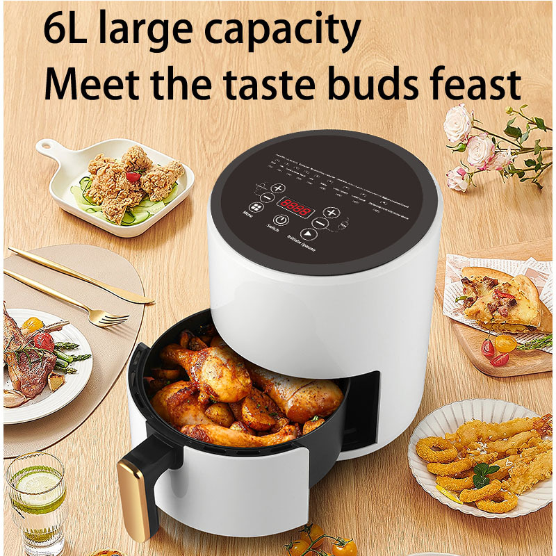 6L Large Air Fryer,Multifuncti - Air Fryer 5L Digital reseña y precio
