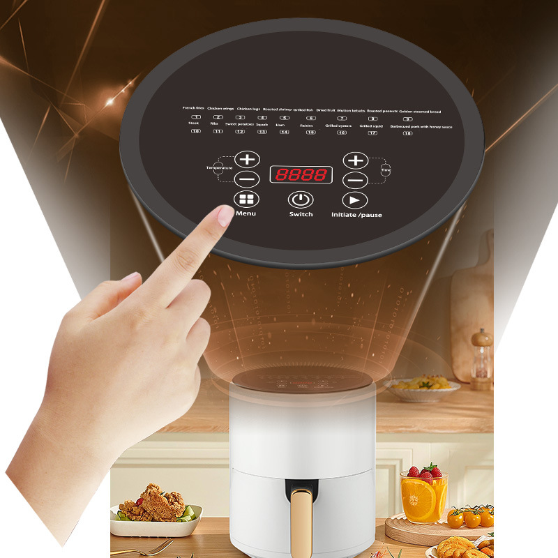 6L Large Air Fryer,Multifuncti - Air Fryer 5L Digital reseña y precio
