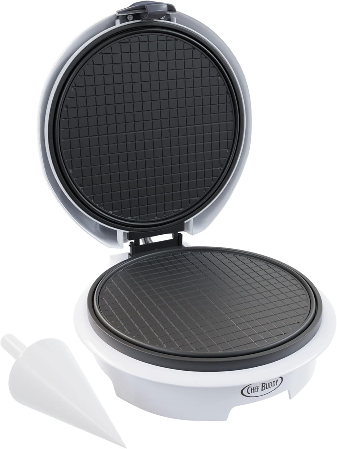 Electric Waffle Cone Maker wit - Kitchen Appliances In White reseña y precio