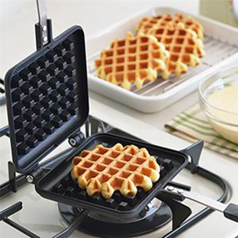 1 PCS Stove Top Waffle Iron Pl - Waffle Iron Belgian reseña y precio