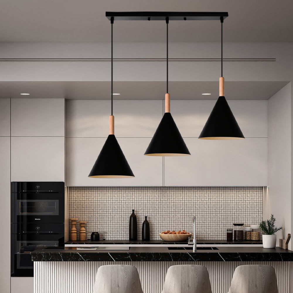 Nordic 1/3 Heads Ceiling Chand - Kitchen Appliances In White reseña y precio