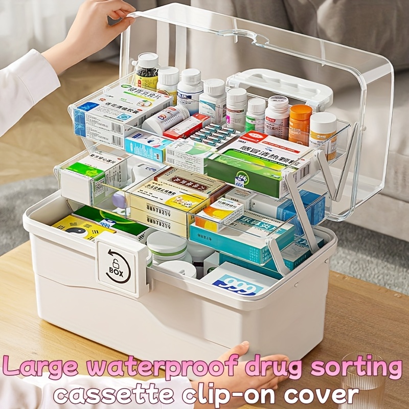 Large White Medicine Organizer - Kitchen Appliances In White reseña y precio