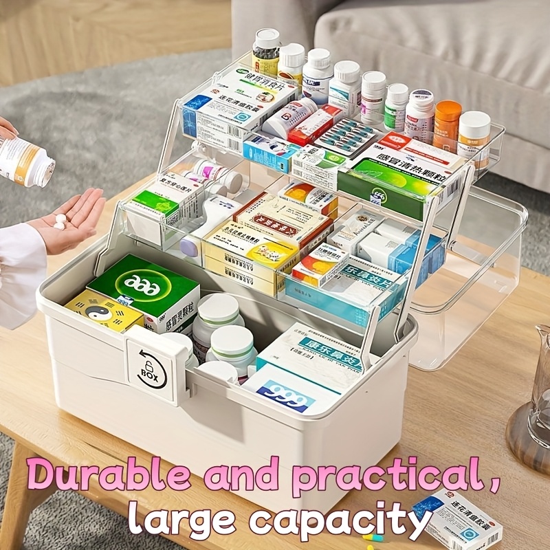 Large White Medicine Organizer - Kitchen Appliances In White reseña y precio