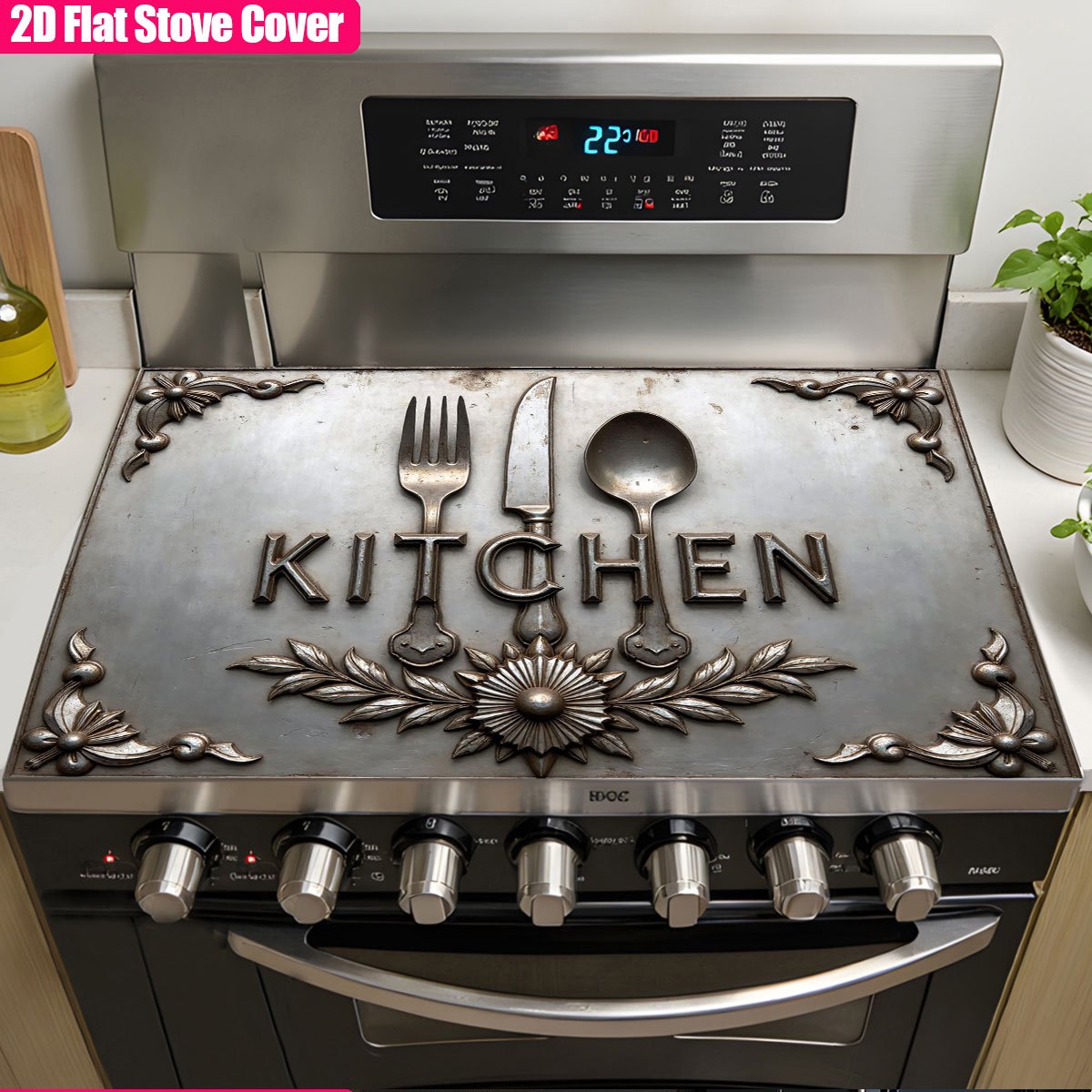 Heavy Duty Metal Stove Top Cov - Kitchen Appliances Electric Stove reseña y precio