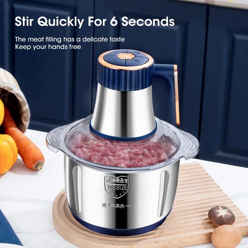 5L Electric Meat Grinders 304  - Food Processor Large reseña y precio