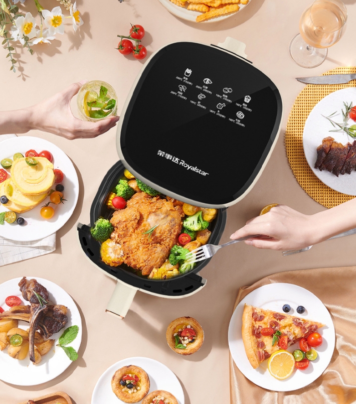 China Royalstar Oil Free Healt - Air Fryer 5L Digital reseña y precio