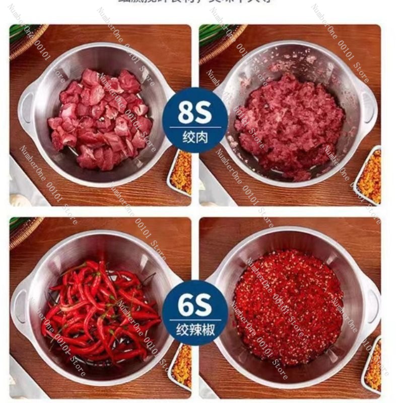 Household Meat Grinder, Fully  - Food Processor Large reseña y precio