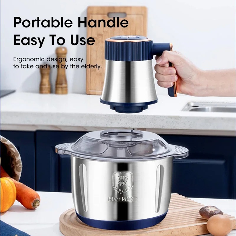 5L Electric Meat Grinder Large - Food Processor Large reseña y precio