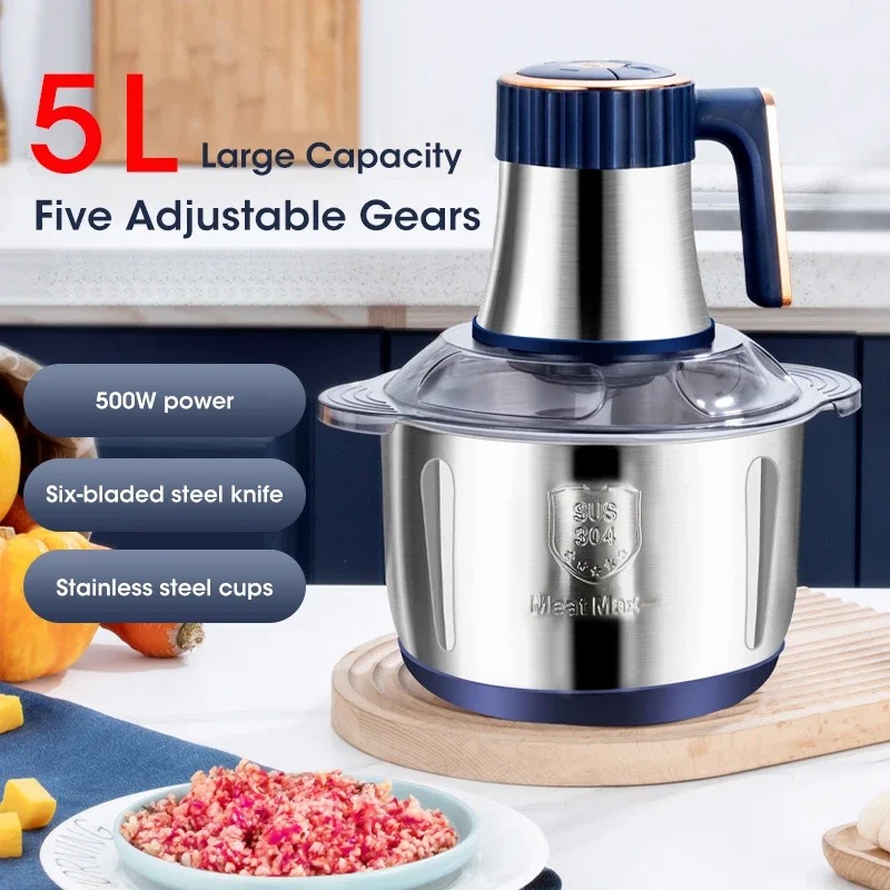 5L Electric Meat Grinder Large - Food Processor Large reseña y precio