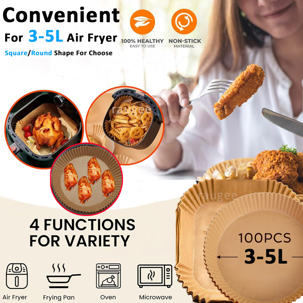 100pcs Air Fryer Baking Paper  - Air Fryer 5L Digital reseña y precio