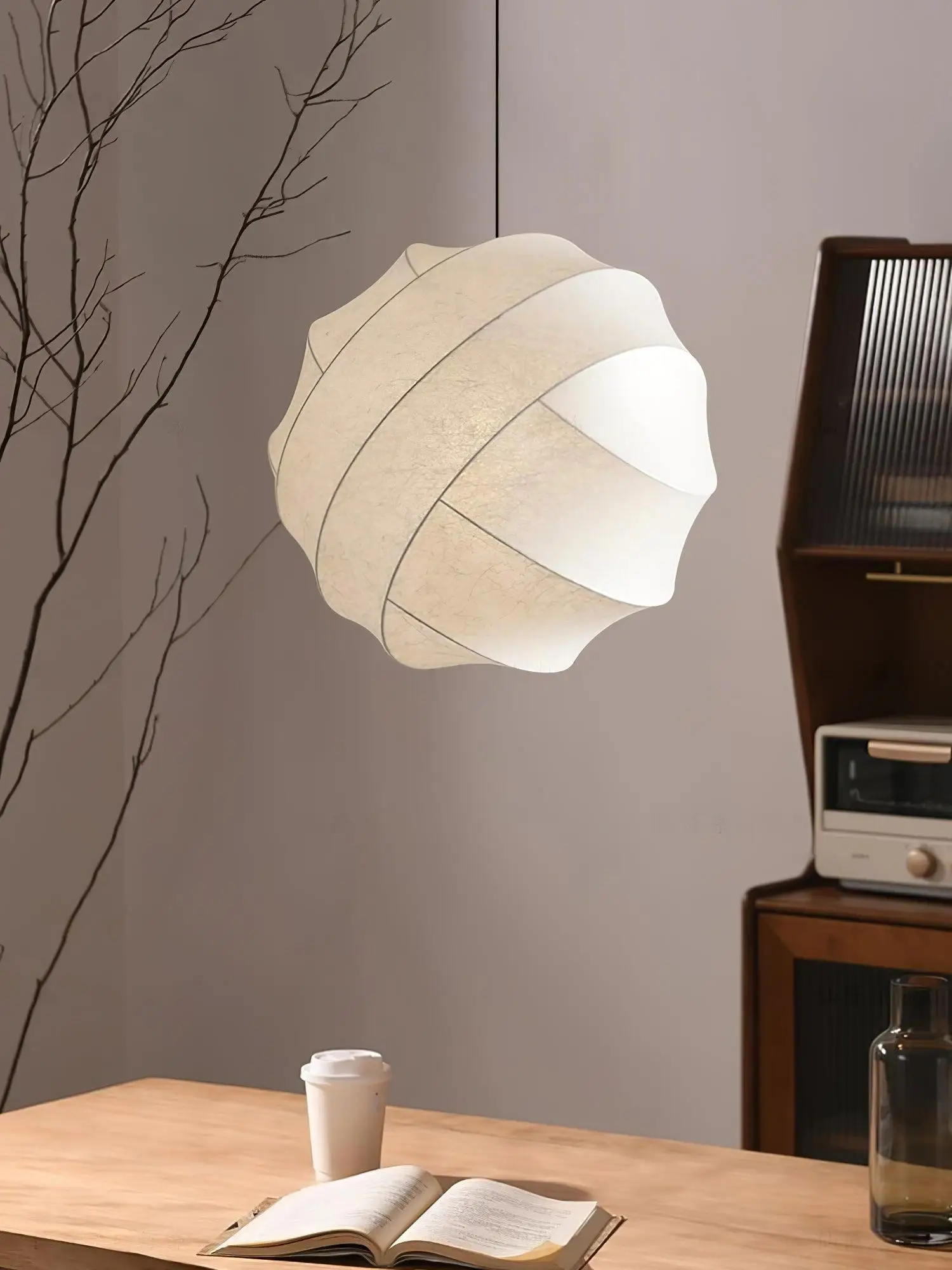 Wabi Sabi Silk Japanese Pendan - Kitchen Appliances In White reseña y precio
