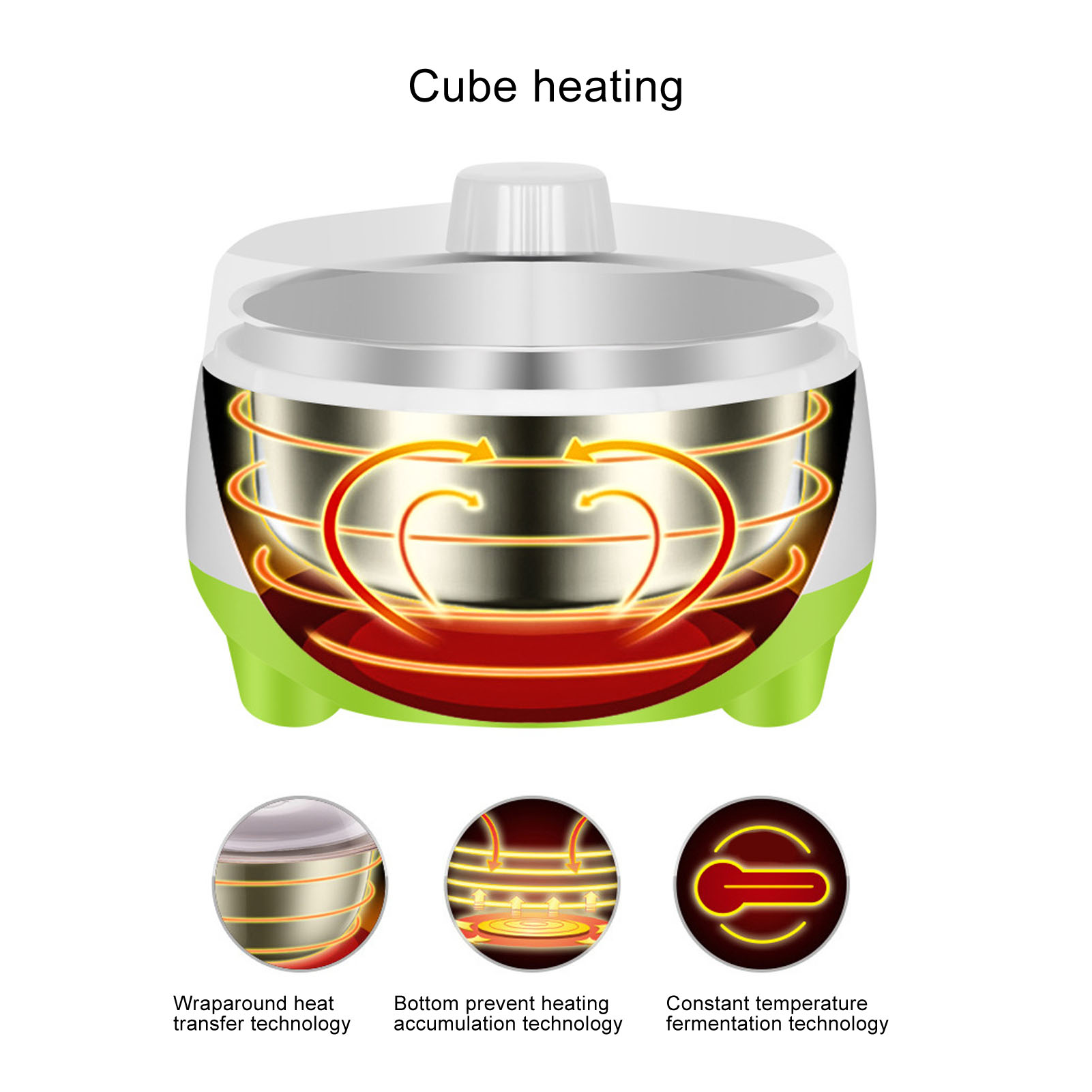 Compact Stainless Steel Yogurt - Kitchen Appliances Green reseña y precio