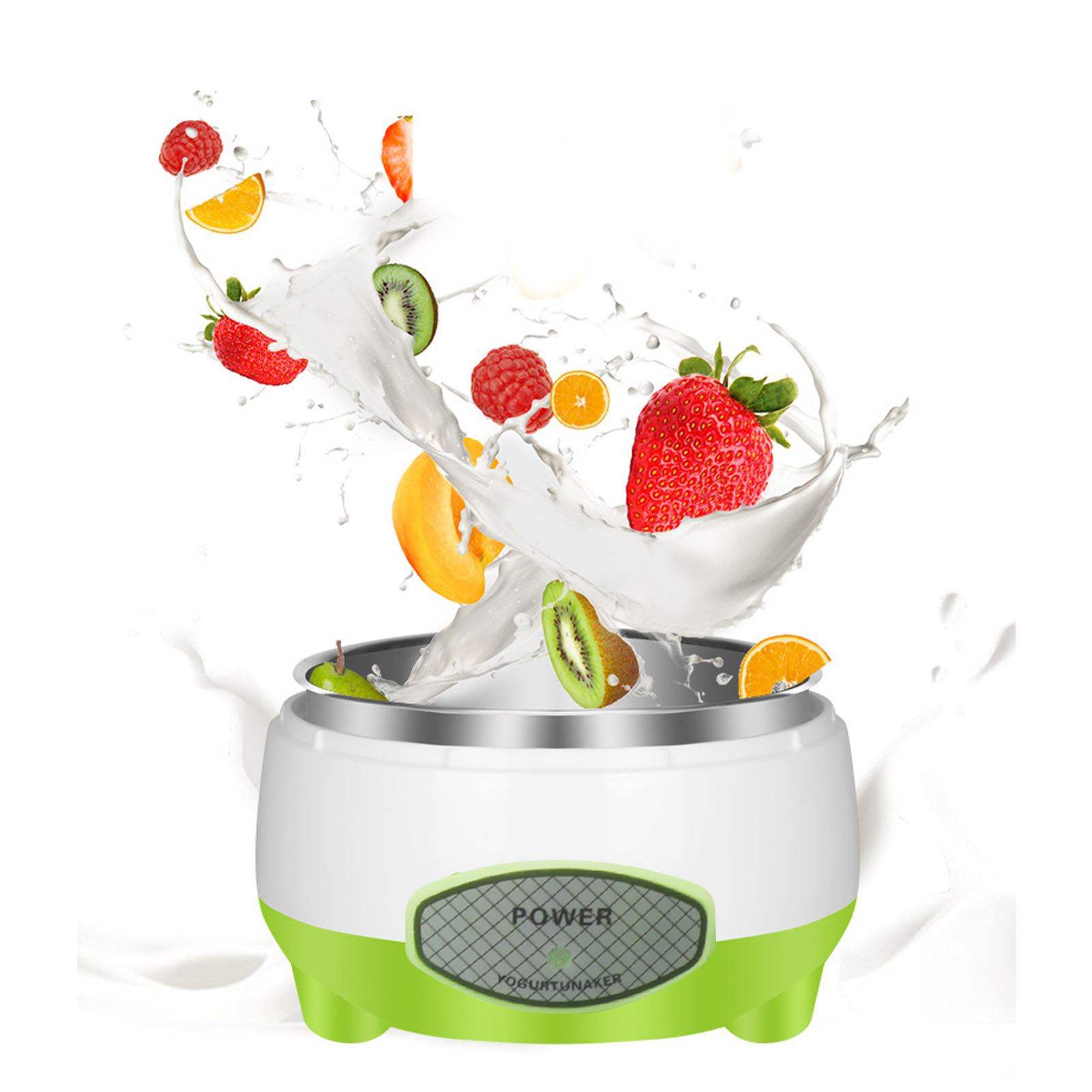 Compact Stainless Steel Yogurt - Kitchen Appliances Green reseña y precio