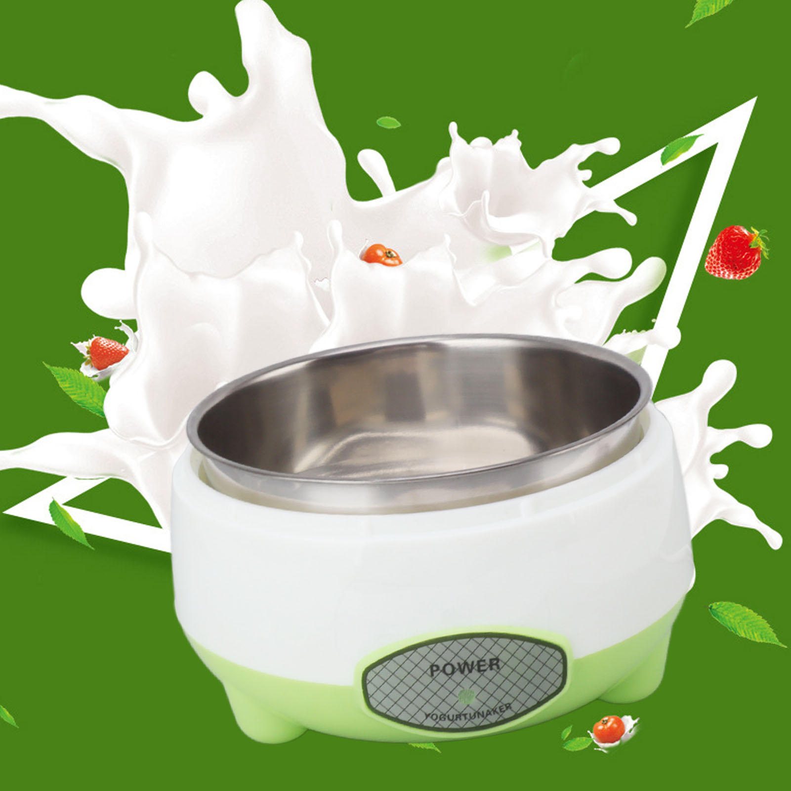 Compact Stainless Steel Yogurt - Kitchen Appliances Green reseña y precio