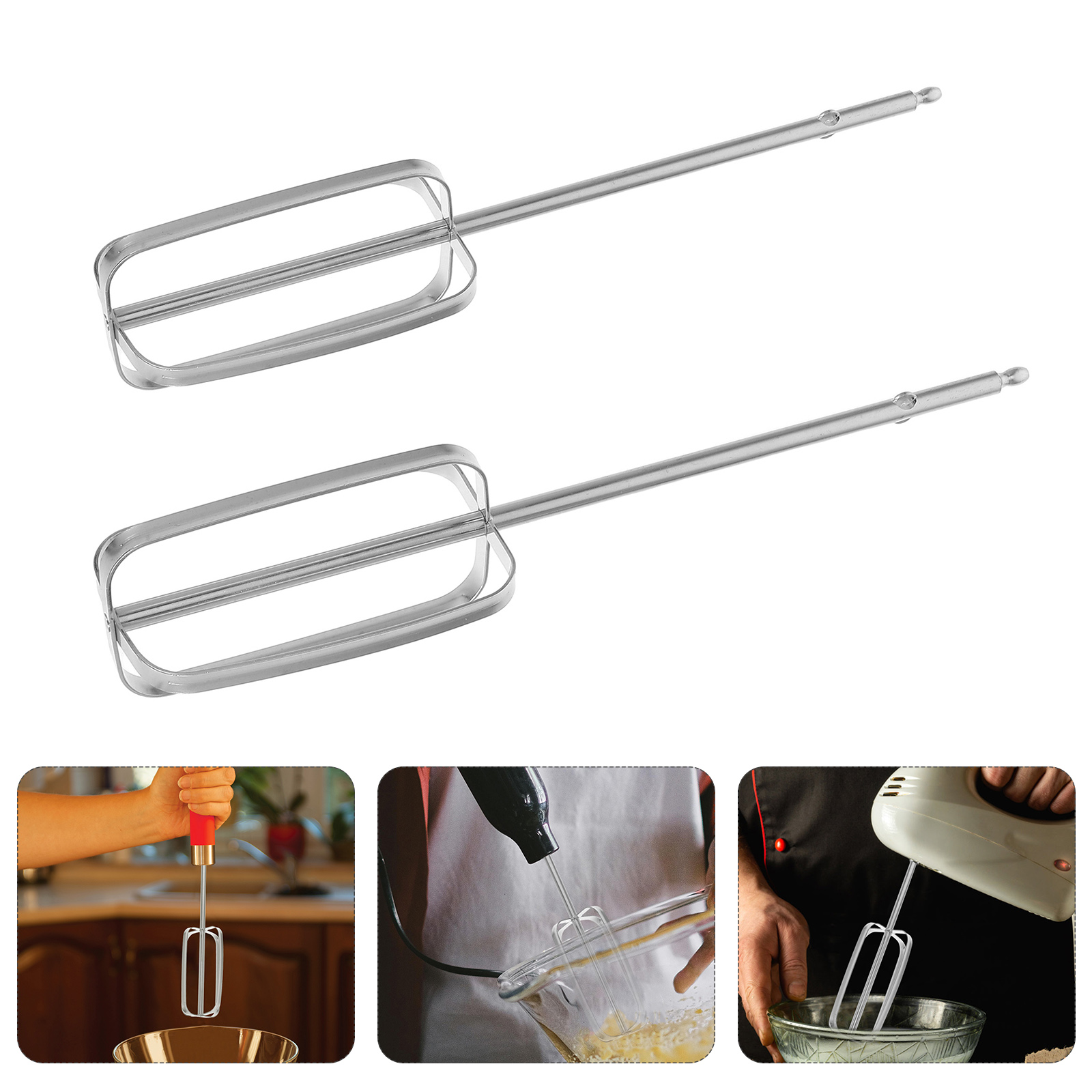 2 Pcs Stainless Steel Hand Mix - Kitchen Appliances Australia reseña y precio