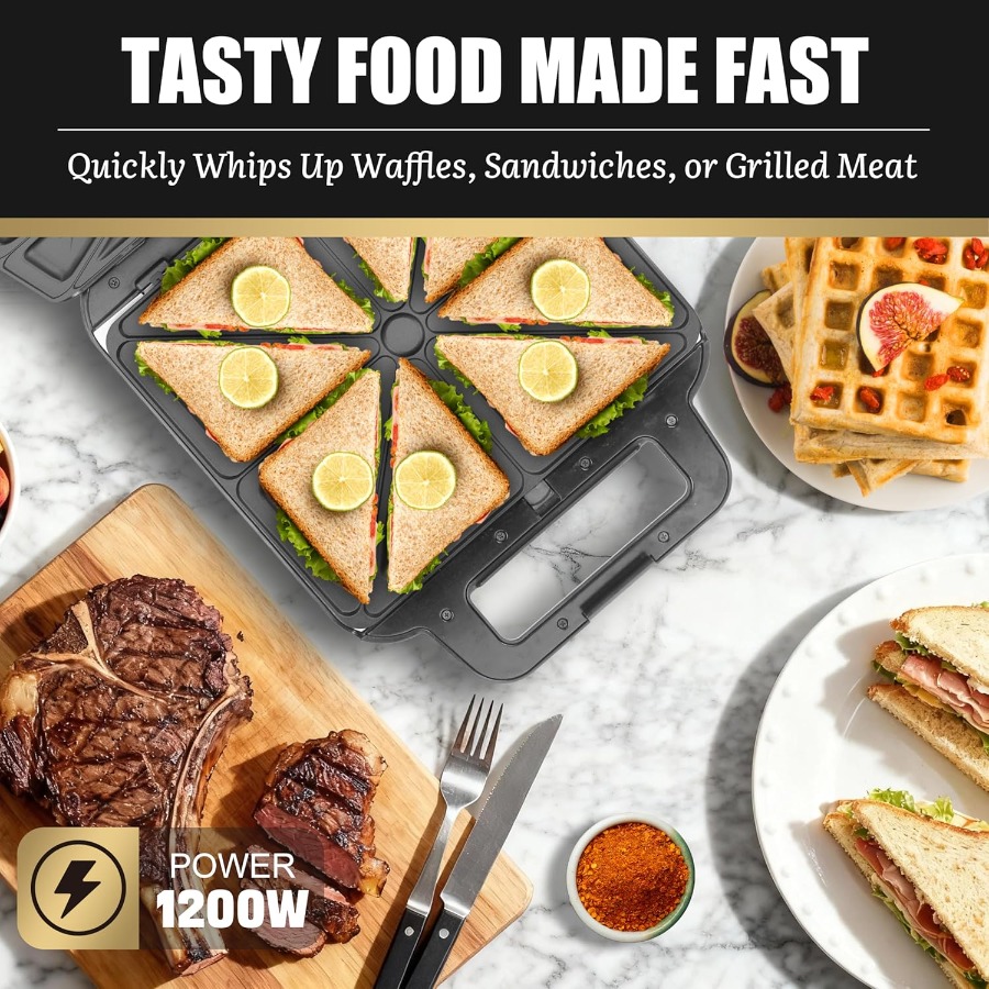 Belgian Waffle Maker with Remo - Waffle Iron Belgian reseña y precio