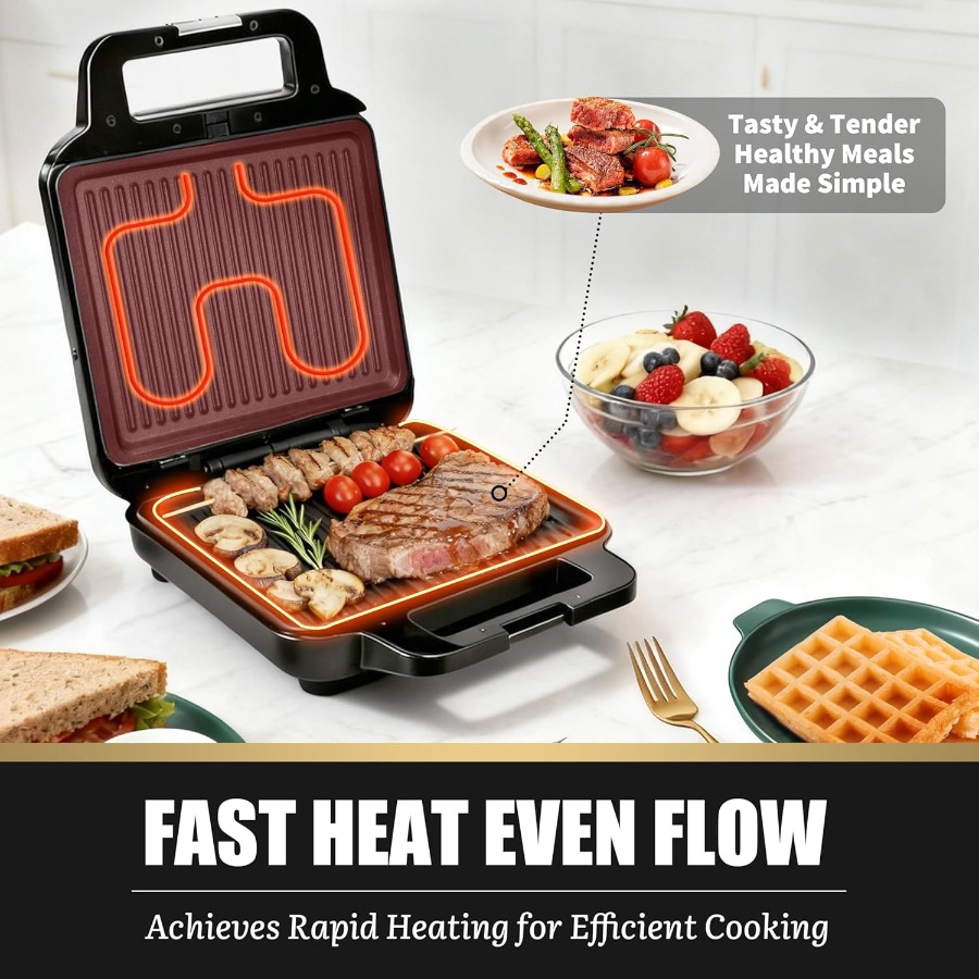 Belgian Waffle Maker with Remo - Waffle Iron Belgian reseña y precio
