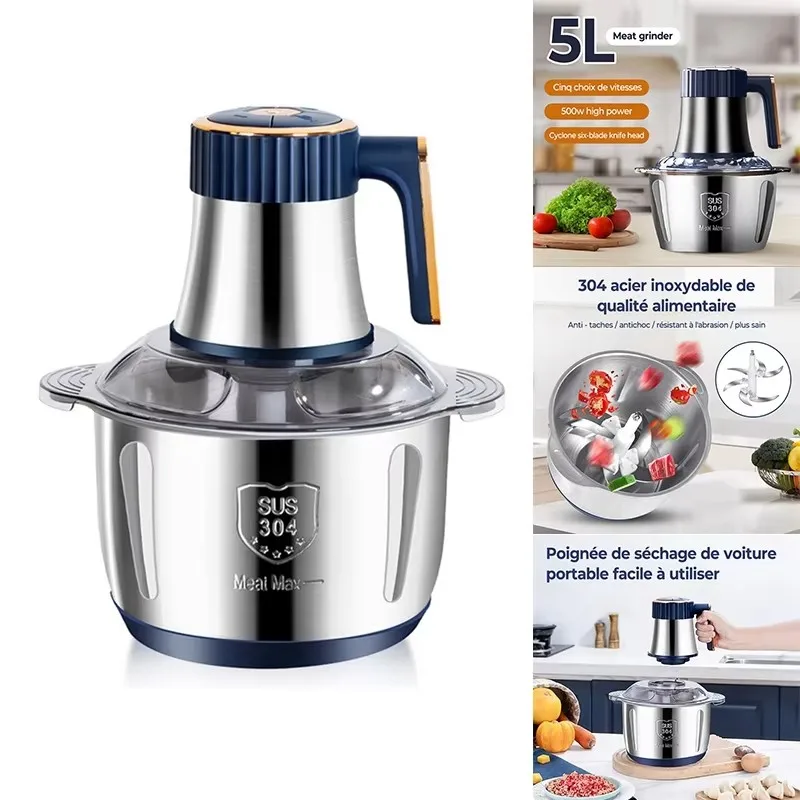 5L Large Capacity Electric Mea - Food Processor Large reseña y precio