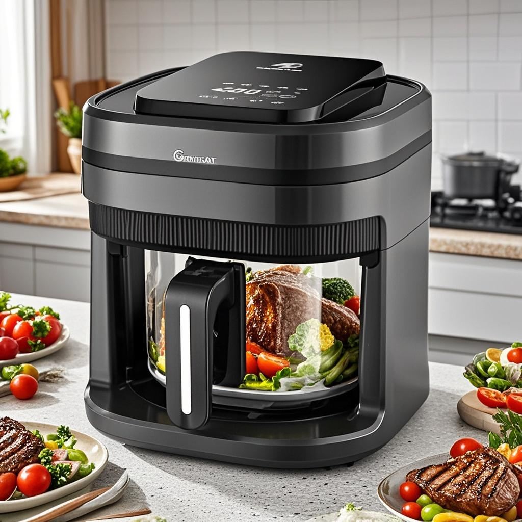 5L large-capacity electric air - Air Fryer 5L Digital reseña y precio