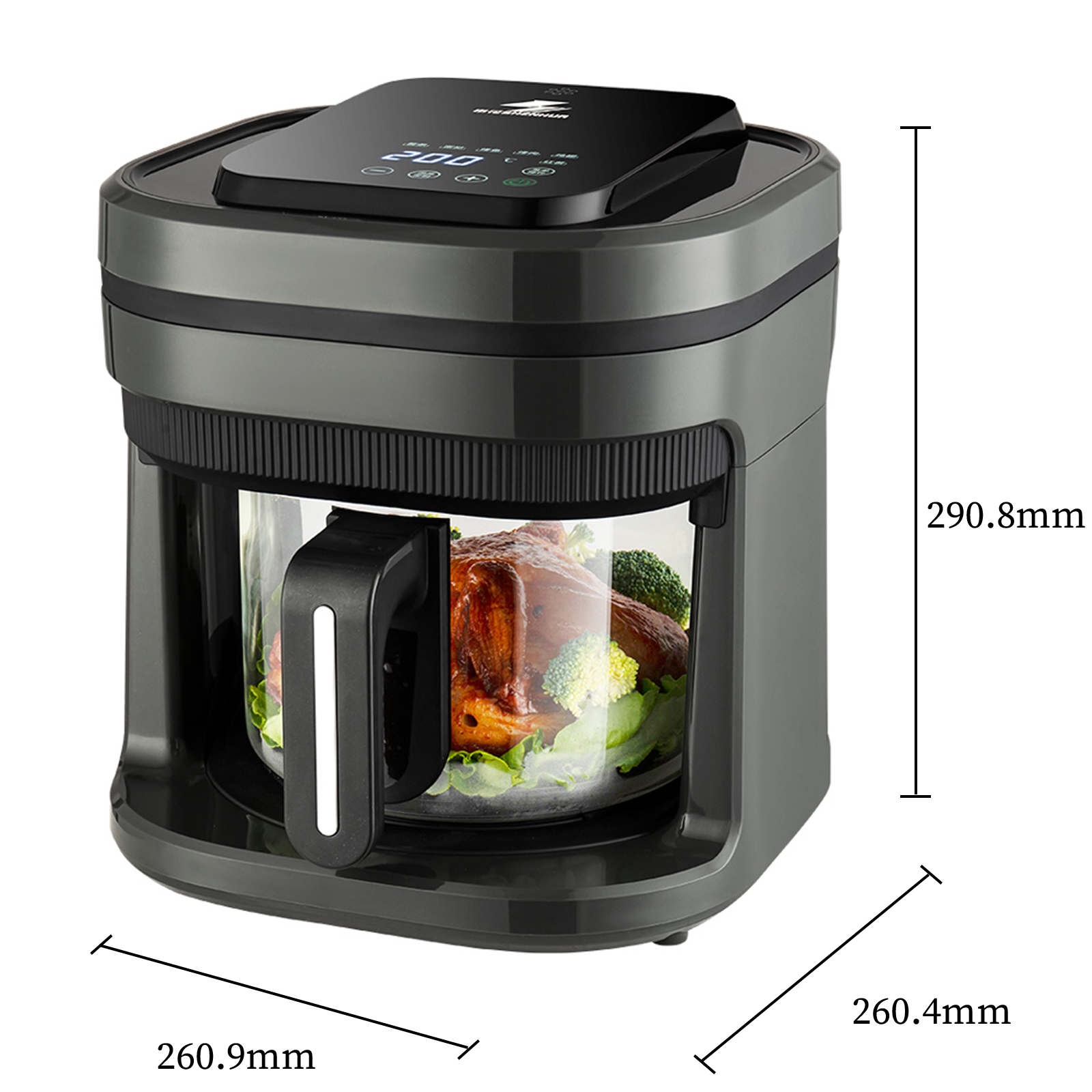 5L large-capacity electric air - Air Fryer 5L Digital reseña y precio
