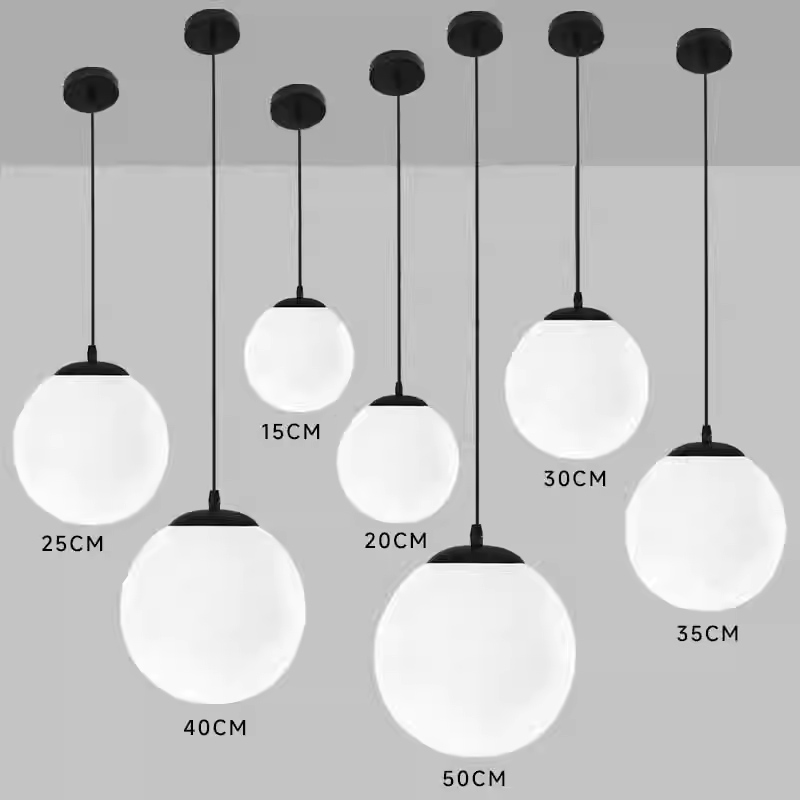 Dining Room Hanging Lamp Globe - Kitchen Appliances In White reseña y precio