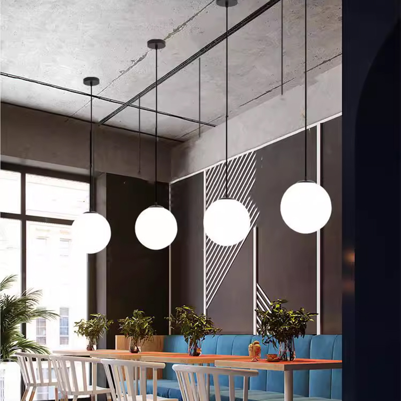 Dining Room Hanging Lamp Globe - Kitchen Appliances In White reseña y precio